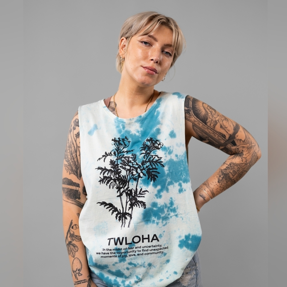 TWLOHW Wildflower Tie-Dye Muscle Tank